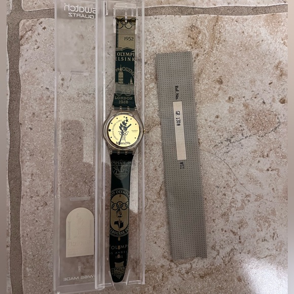 Rare Swatch Olympics ATLANTA ‘96 Collectors Watch In Original Box Mint Condition - Picture 2 of 13